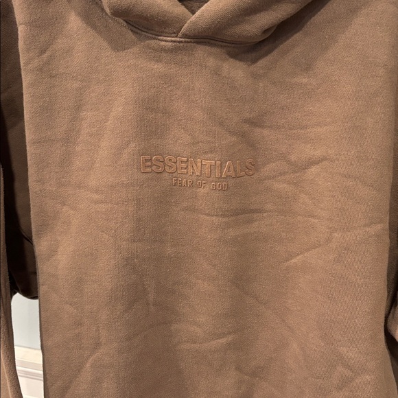 Essentials Fear of God Men's Gray Hoodie Sweater - Picture 2 of 6